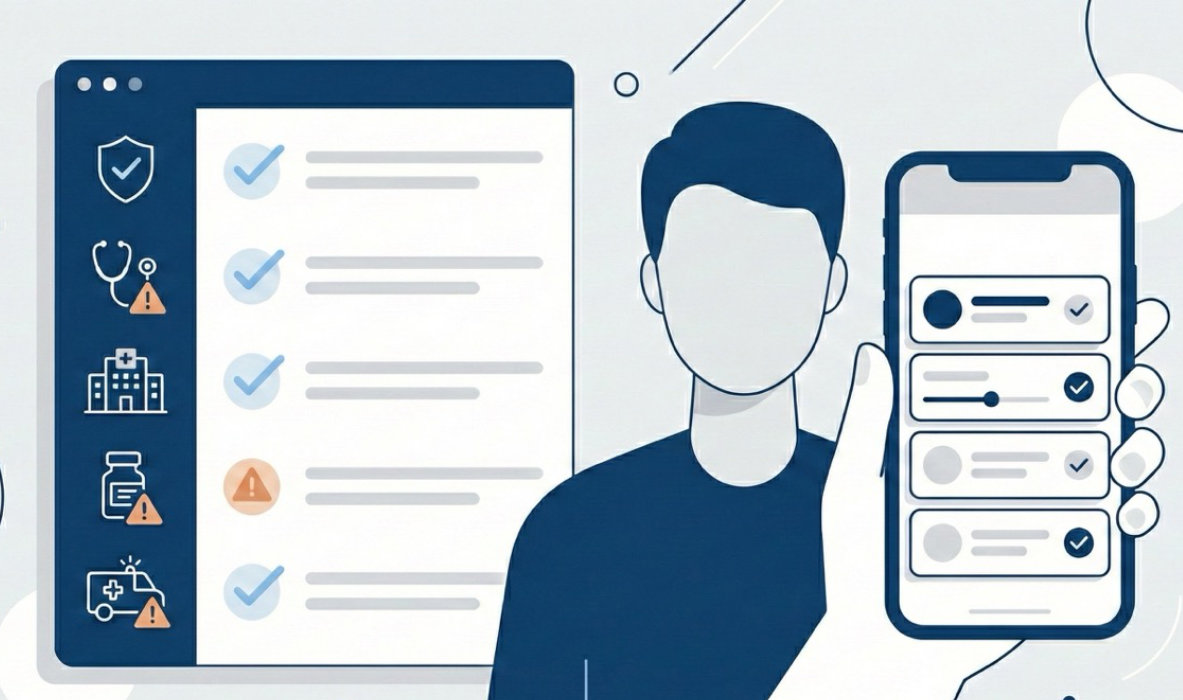 Checklist de cobertura de prepaga en Argentina